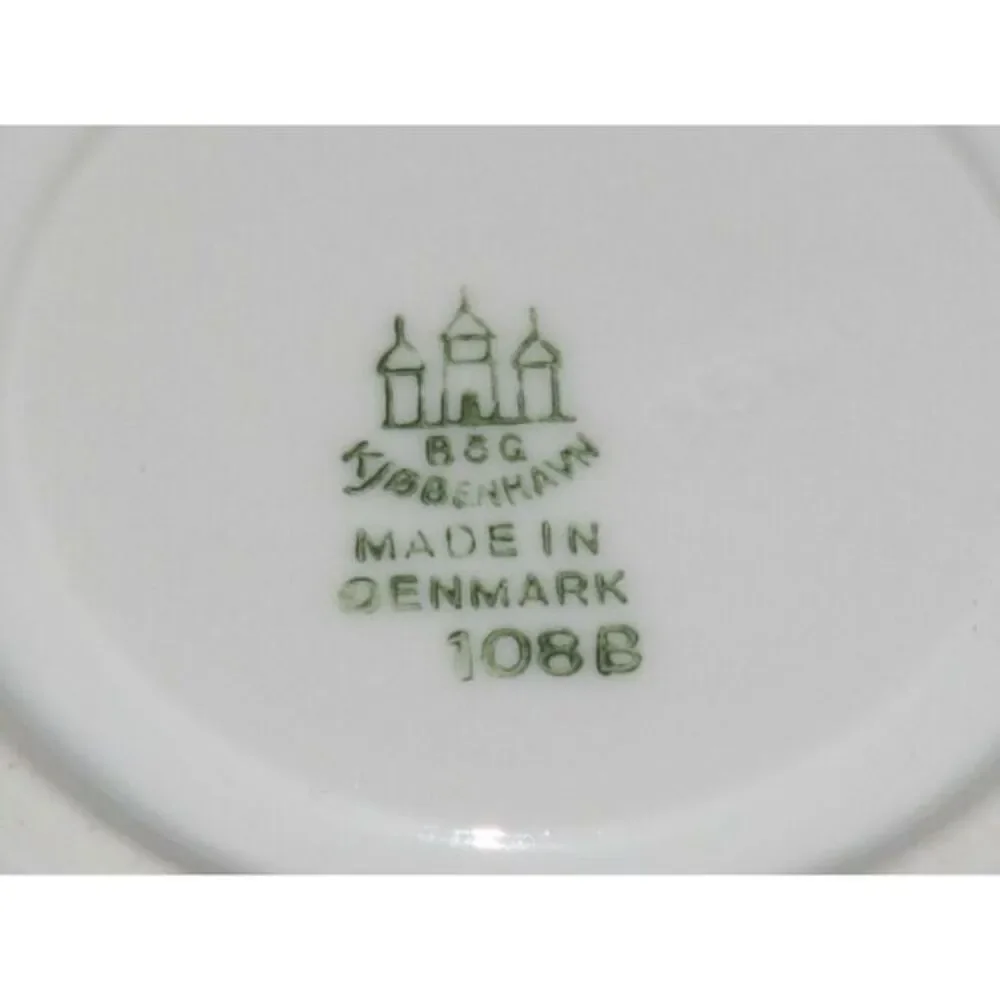 Bing & Grondahl Hazelnut Demitasse Espresso Coffee Cup‎ & Saucer Set